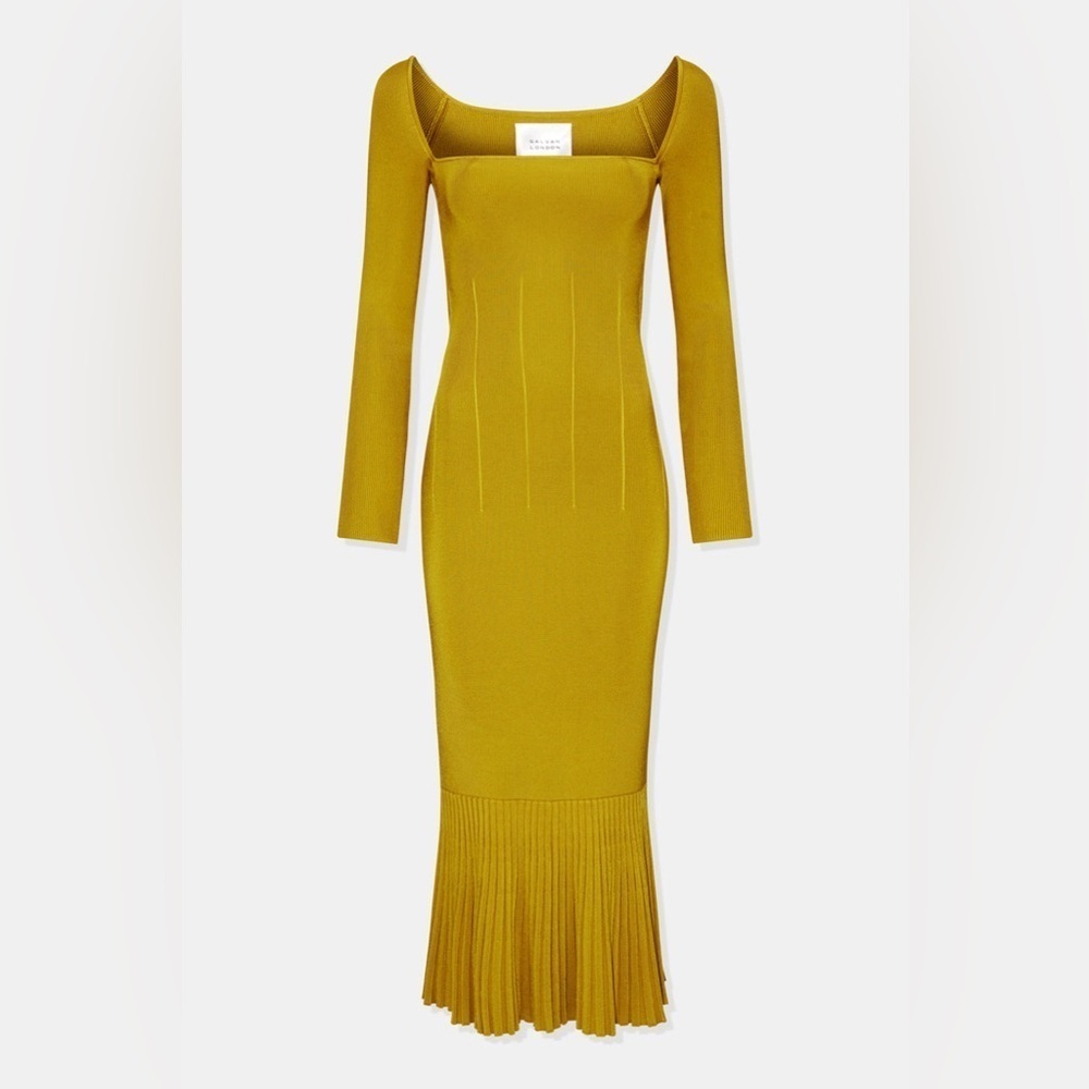Galvan London Atalanta Long Sleeve Dress XS